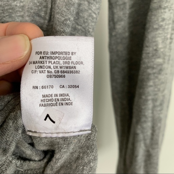 Anemia + Kin Anthropologie Gray Top Size XS - Picture 8 of 12